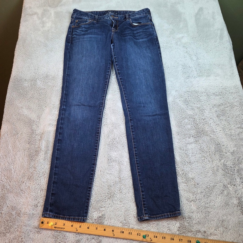 Lucky Brand Lolita Skinny Jeans Womens Sz 2/26 Dark Wash Mid Rise Denim Blue 30L